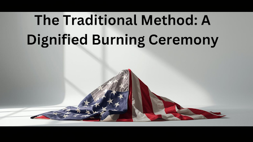 how to properly dispose of an american flag​
