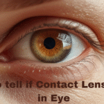 how to tell if contact lens is still in eye