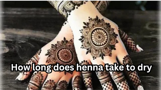how long does henna take to dry