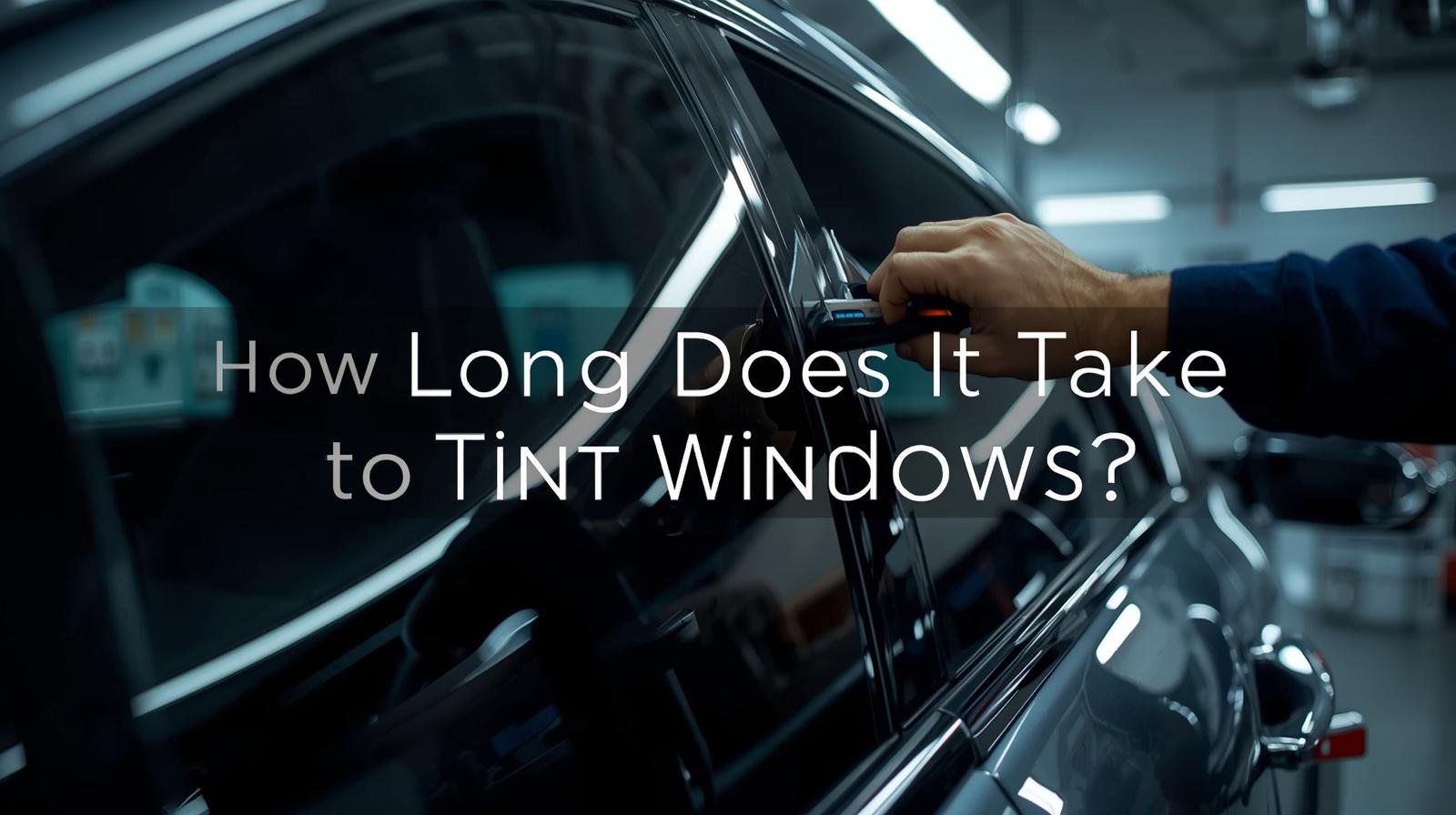 how long does it take to tint windows