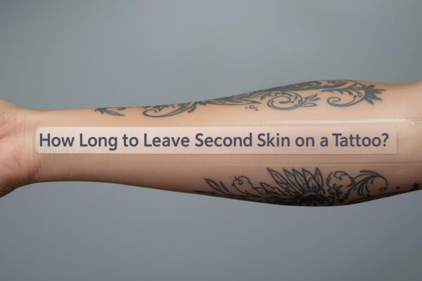 how long to leave second skin on a tattoo