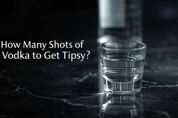 how many shots of vodka to get tipsy