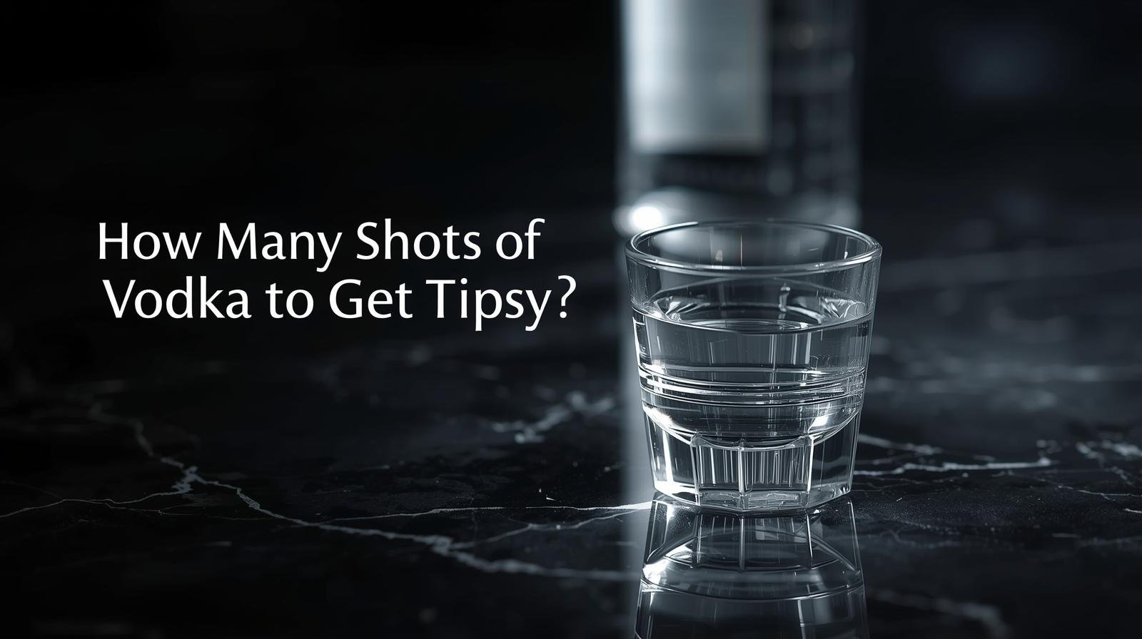 how many shots of vodka to get tipsy