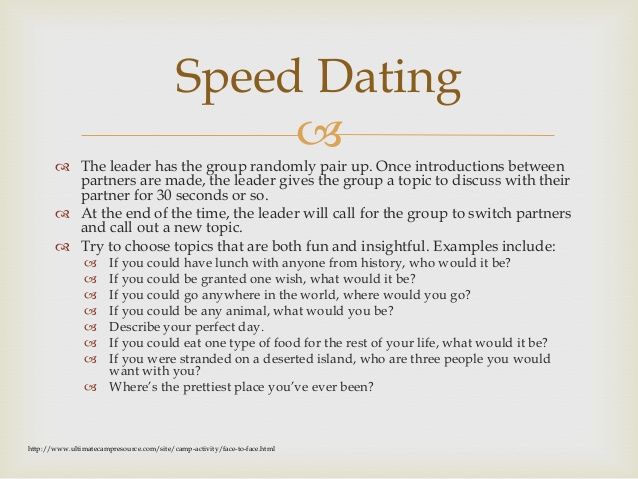 speed-dating-questions - Eromee | Trending News, Tech & Lifestyle Updates Speed Dating Questions